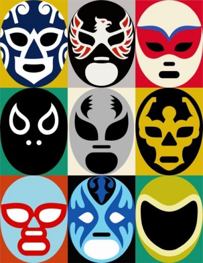 máscaras de luchadores