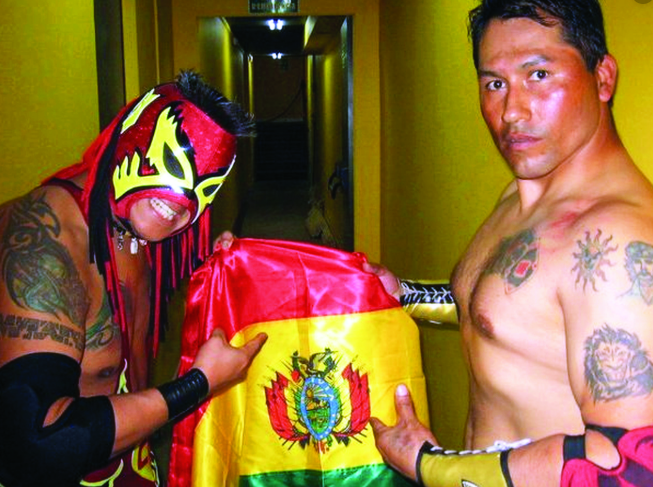 Luchadores bolivianos